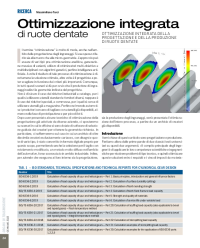 Ottimizzazione integrata di ruote dentate