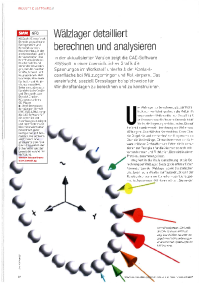 Wälzlager detailliert berechnen und analysieren