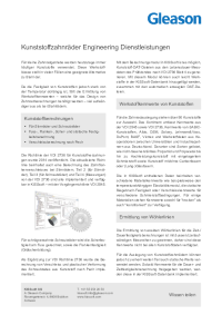 Kunststoffzahnr&auml;der Engineering Dienstleistungen