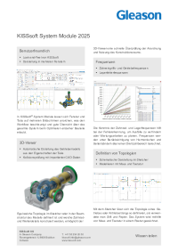 KISSsoft System Module 2025