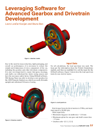 Leveraging Software for Advanced Gearbox and Drivetrain Development