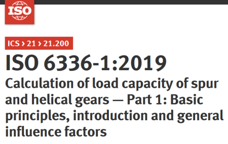 Neuerungen der neuen ISO 6336-1:2019, 8. April 2020