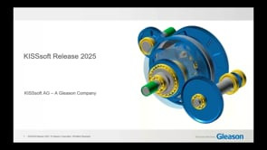 Webinar - KISSsoft Release 2025