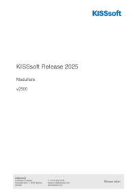 Modulliste 2025