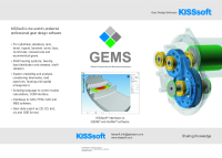 KISSsoft Overview