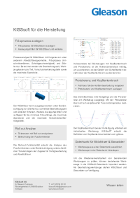 KISSsoft f&uuml;r die Herstellung